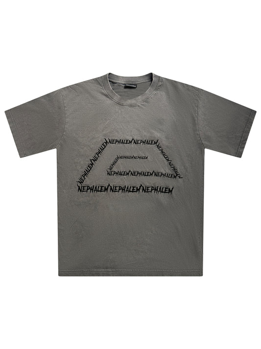 LOGO RAZIEL ACID WASH TEE