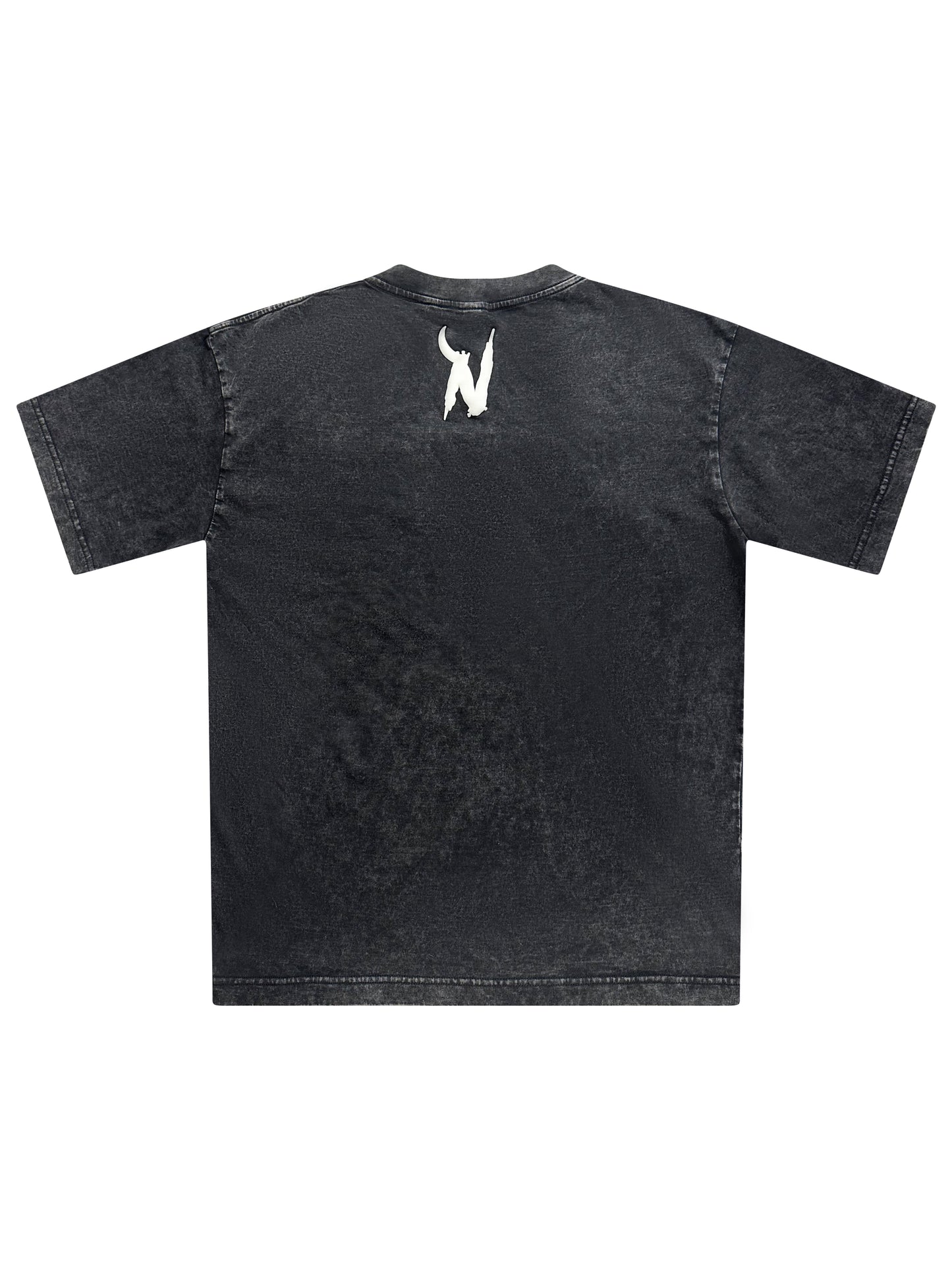 LOGO 3D ACID WASH TEE